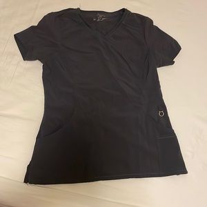 Cherokee Infinity Scrub Top in Pewter.